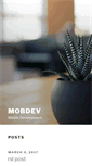 Mobile Screenshot of mobdev.com